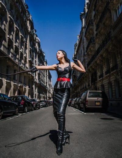 Dominatrix Photographer Miss May's portrait of Domina Iris in Paris