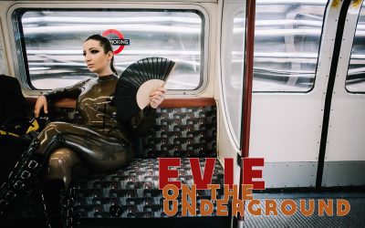 A latex photoshoot in London with Mistress Evilyne